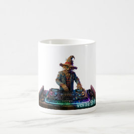 Taza De Café Cosecha de neón Espantapájaros Vektra Shift