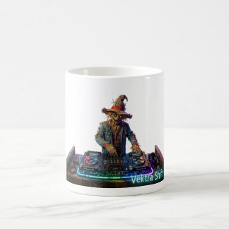 Taza De Café Cosecha de neón Espantapájaros Vektra Shift