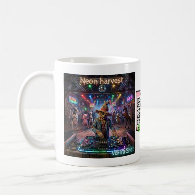 Taza De Café Cosecha de Neón Vektra Shift (Izquierda)