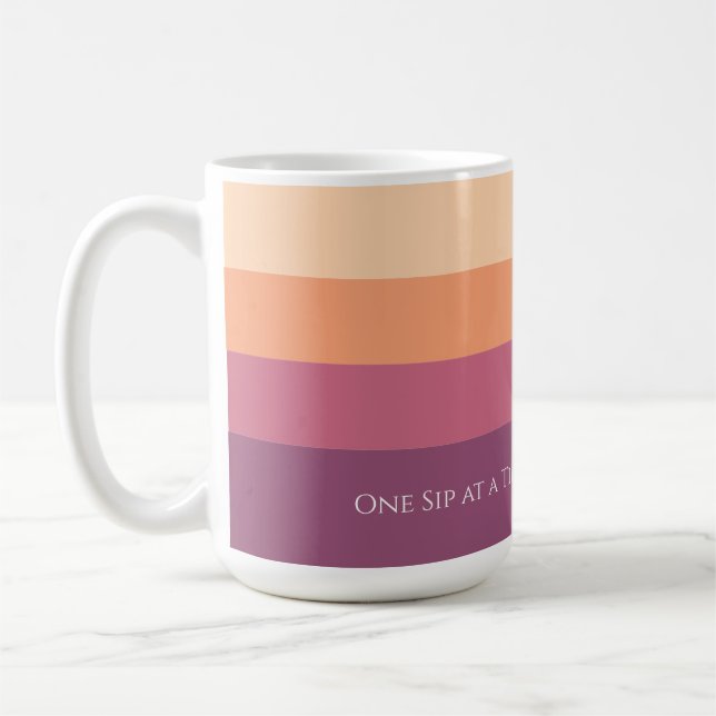 Taza De Café Cosecha Paleta-Motivación-Mug (Izquierda)