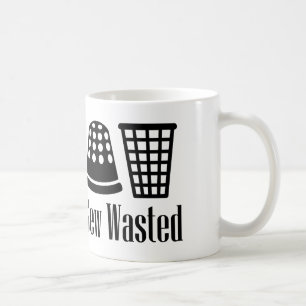 Taza De Café Coser Desperdiciado Coser y Beber