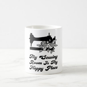 Taza De Café Coser - Mi Salón De Masaje Es Mamá Feliz Lugar