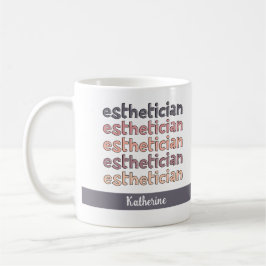 Taza De Café Cosmetólogo estético personalizado