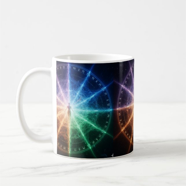 Taza De Café Cosmic 2026 Energy Alignment Astrology Mug (Izquierda)