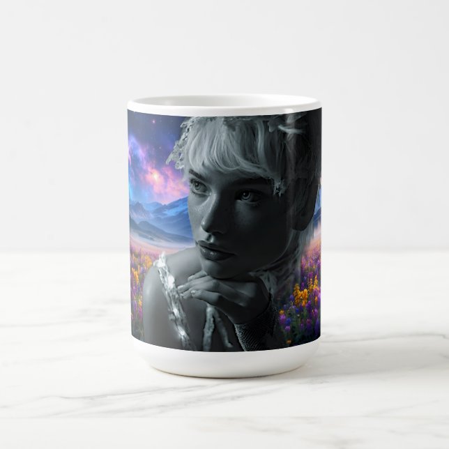 Taza De Café Cosmic Bloom Muse (Centro)