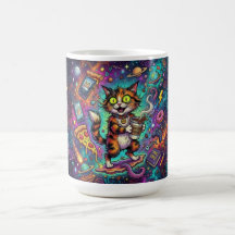 Taza de café Cosmic Cat – Gato espacial de la gala