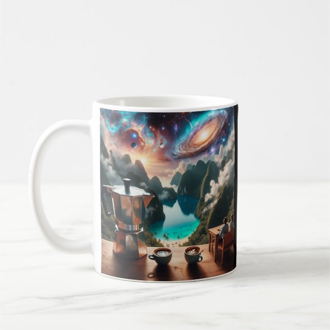 Taza De Café Cosmic Coffee Morning (Izquierda)