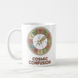 Taza De Café Cosmic Confusion Mug – Funny Astrology Gift