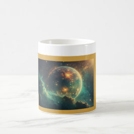 Taza De Café Cosmic Dawn Nebula Design