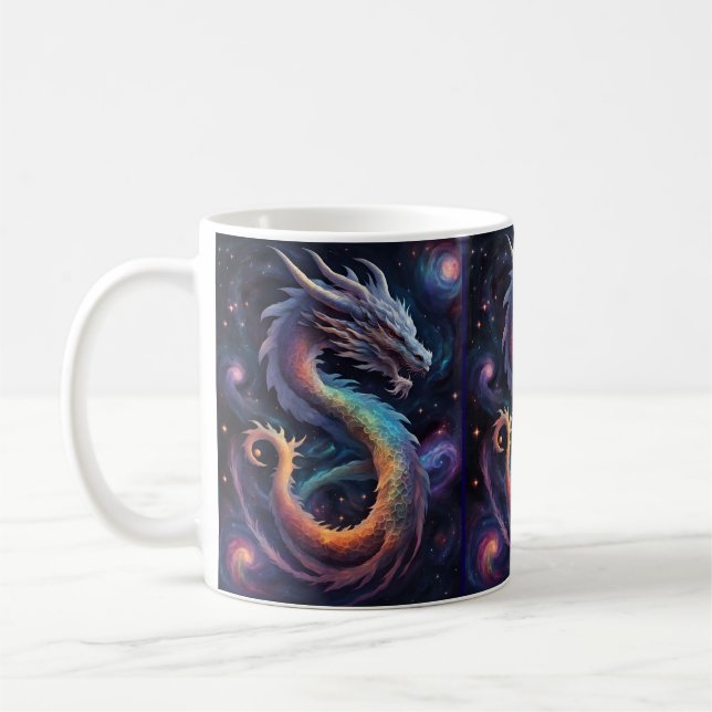 Taza De Café cosmic dragon coffee mug (Izquierda)
