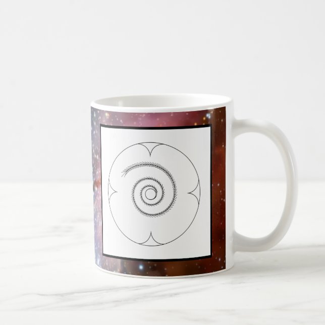 Taza De Café Cosmic Electromagnetic Life Energy (Derecha)