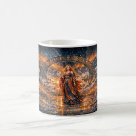 Taza De Café Cosmic Portal Sorceress – Fantasy Mug