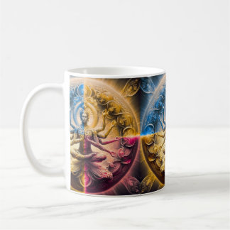 Taza De Café Cosmic Sacred Geometry God Mandala Mug | Multi Arm