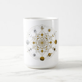 Taza De Café Cosmic Symmetry – Celestial Mandala Space Mug