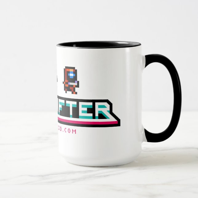 Taza de café cósmica de Xeodrifter (15oz.) (Derecha)