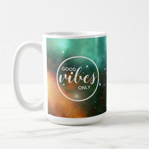 Taza De Café Cósmico Cosmos Espacio Buenas Vibraciones Solo Gal