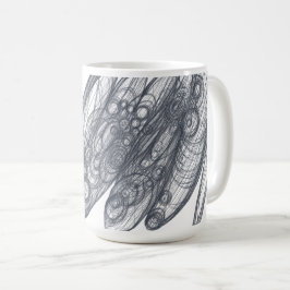 Taza De Café Cosmos Enredado