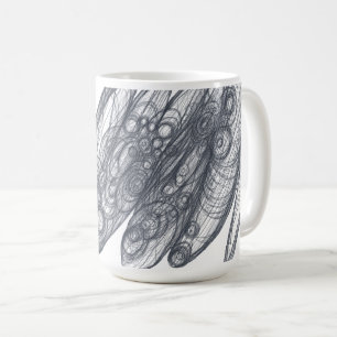 Taza De Café Cosmos Enredado