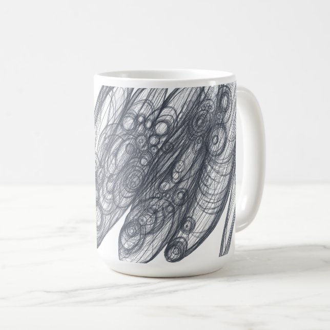 Taza De Café Cosmos Enredado (Anverso derecho)