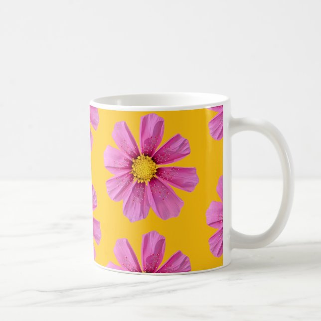 Taza De Café Cosmos Flores Química Mug (Derecha)