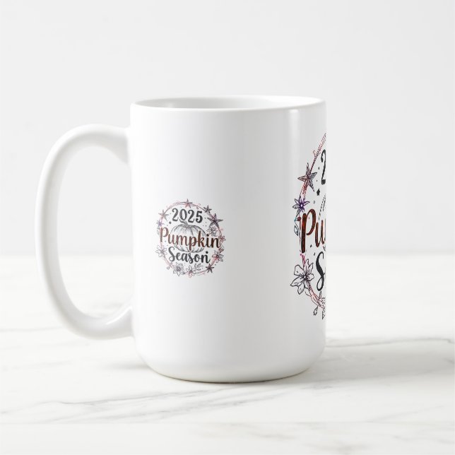 Taza De Café Cosmosa temporada de calabaza 2025 Mug - regalo de (Izquierda)