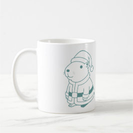 Taza De Café cosplay santa capybara