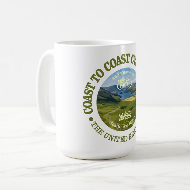 Taza De Café Costa a Costa "C2C" (ciclismo c) (Anverso izquierdo)