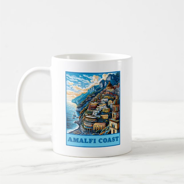 Taza De Café Costa Amalfi Italia (Izquierda)