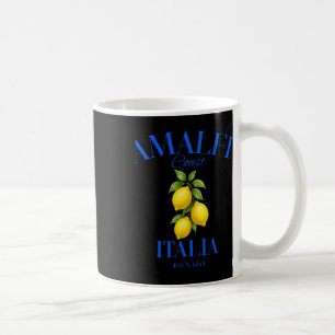 Taza De Café Costa Amalfi Italia Limones Verano Viaje Vacacione
