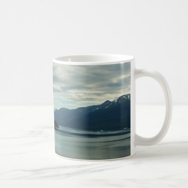 Taza De Café Costa de Alaska II Hermosa Fotografía Natural (Derecha)