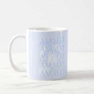 Taza De Café Costa de Amalfi, Italia, arte de viajes, Preppy, A