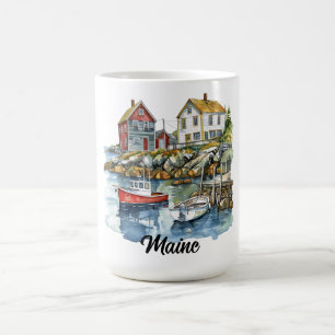 Taza De Café Costa de Maine