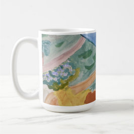Taza De Café Costa de Verano y Flor
