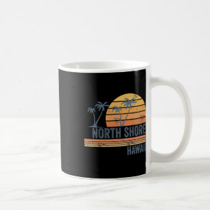 Taza De Café Costa Norte de Oahu Hawái Recuerdo de Surf Hawaian
