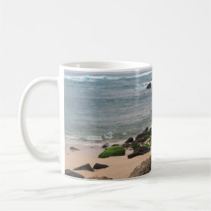 Taza De Café Costa Norte de Oahu y Tortuga Marina