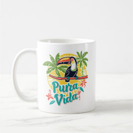 Taza De Café Costa Rica Pura Vida Toucan Coffee Mug