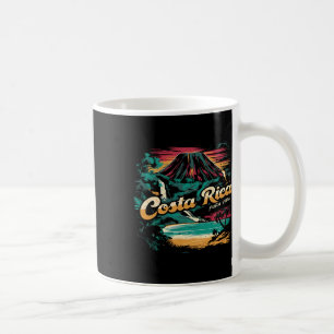 Taza De Café Costa Rica Vintage 70 Retro Throwback Family Vaca