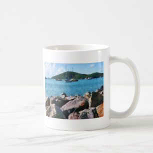 Taza De Café Costa rocosa de St. Thomas