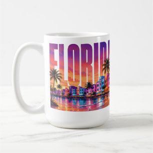 Taza De Café Costa Tropical de Florida Paraíso de Sol Escapada