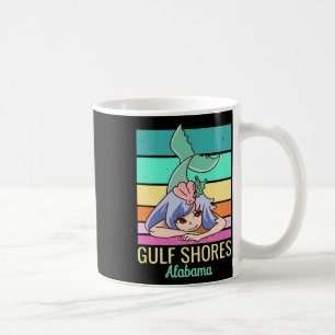 Taza De Café Costas del Golfo Alabyma Cute Vacaciones Sirena