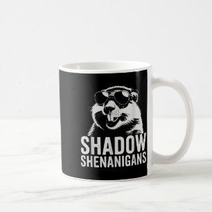 Taza De Café Costo de la sombra del día de la marmota de Punxy