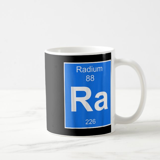 Taza De Café Costuma de elemento de radio Química de tabla peri (Derecha)