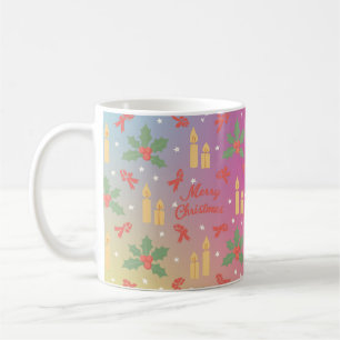 Taza De Café Costumbre festiva de vacaciones de Navidad