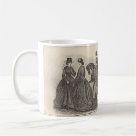 Taza De Café Costumbres de Godey en 1865