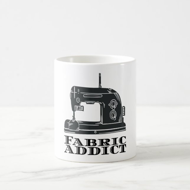 Taza De Café Costura - Adicto al tejido (Centro)