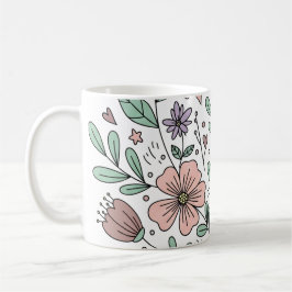 Taza De Café Cosy Cottagecore Floral Mug Gift