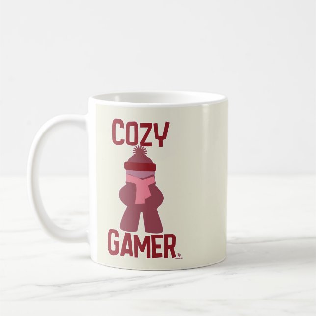 Taza De Café Cosy Gamer Fun Boardgame Meeple Fun Life (Izquierda)