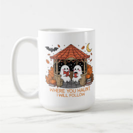 Taza De Café Cosy Halloween Ghost Couple