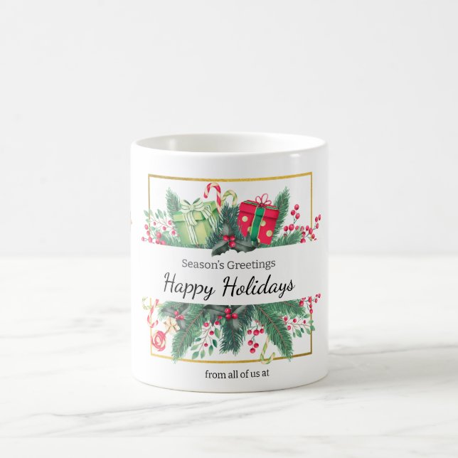 Taza De Café Cosy Holiday Greetings Mug (Centro)
