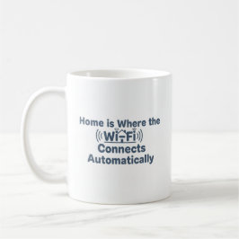 Taza De Café Cosy Introvert Wi-Fi Mug